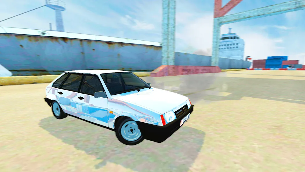Lada Drift Simulator - Online МОД/Взлом [Меню, Бесконечные монеты и Открытые уровни] Screenshot 1