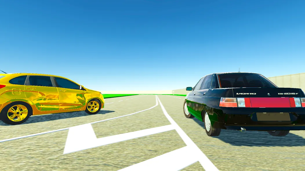 Lada Drift Simulator - Online МОД/Взлом [Меню, Бесконечные монеты и Открытые уровни] Screenshot 3