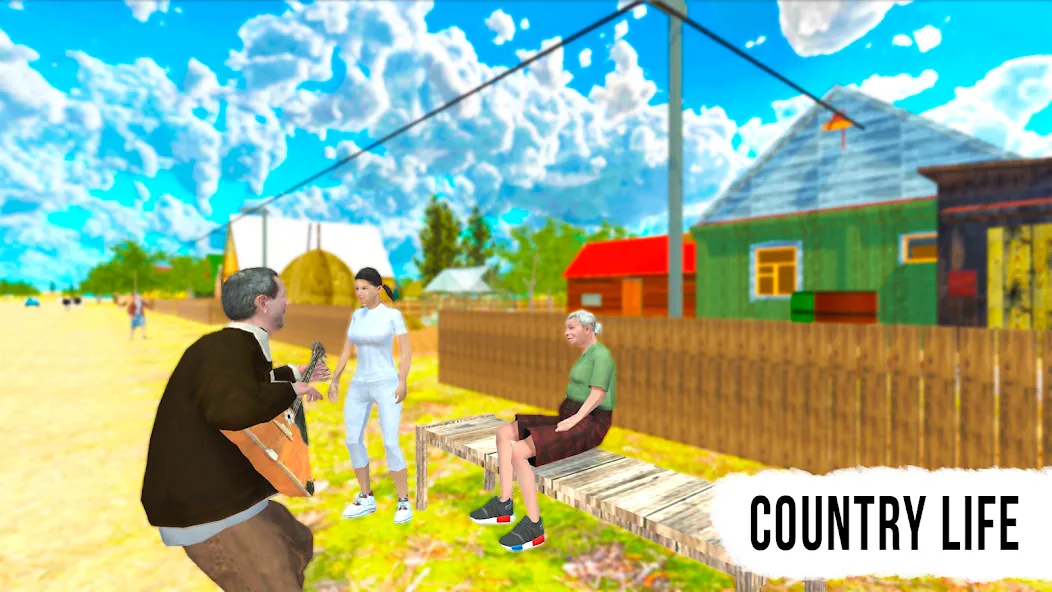 Russian Village: Online & LADA МОД/Взлом [Много монет, Открытые уровни и Мега MOD] Screenshot 3