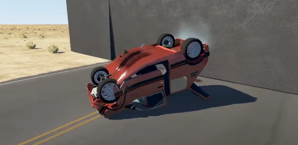 Realistic Car Crash Simulator МОД/Взлом [Деньги, Монеты и Меню MOD] Screenshot 1