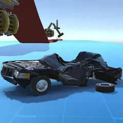 Скачать Взломанная Realistic Car Crash Simulator на Андроид (Все машины открыты и без рекламы)