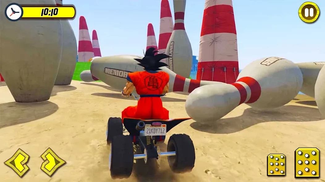 ATV Quads Bike Stunt Racing 3D (Квадроциклы Супергерои Гонки) МОД/Взлом [Бесконечные деньги, Монеты и Мега MOD] Screenshot 3