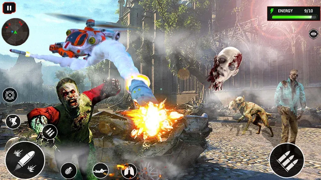 Sniper Zombie Shooting (Зомби стреляющая оффлайн игра) МОД/Взлом [Бесконечные деньги, Монеты и Мега MOD] Screenshot 2