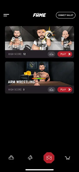 FAME MMA APP (ФЕЙМ ММА АПП) МОД/Взлом [Меню, Бесконечные монеты и Открытые уровни] Screenshot 2