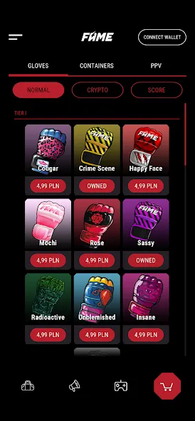 FAME MMA APP (ФЕЙМ ММА АПП) МОД/Взлом [Меню, Бесконечные монеты и Открытые уровни] Screenshot 5