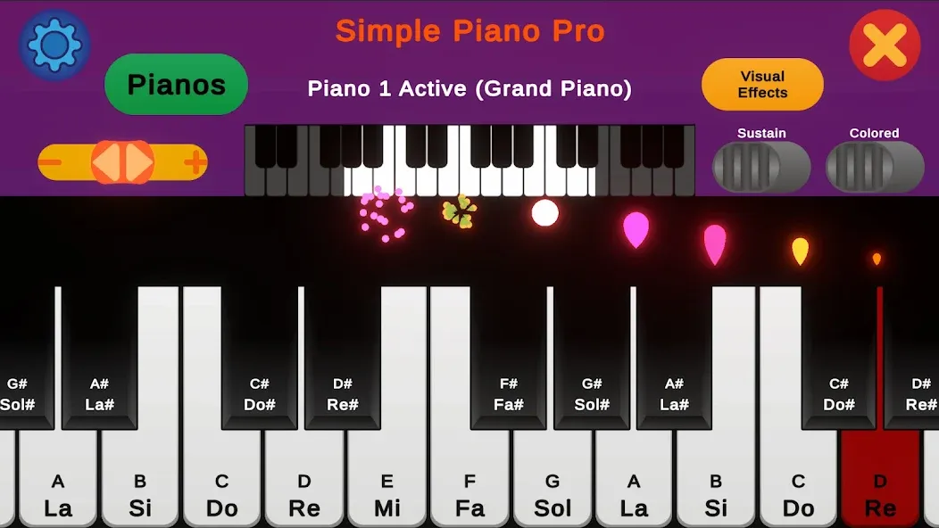 Simple Piano Pro (Симпл Пиано Про) МОД/Взлом [Все открыто, Дополнительные деньги и Меню MOD] Screenshot 2