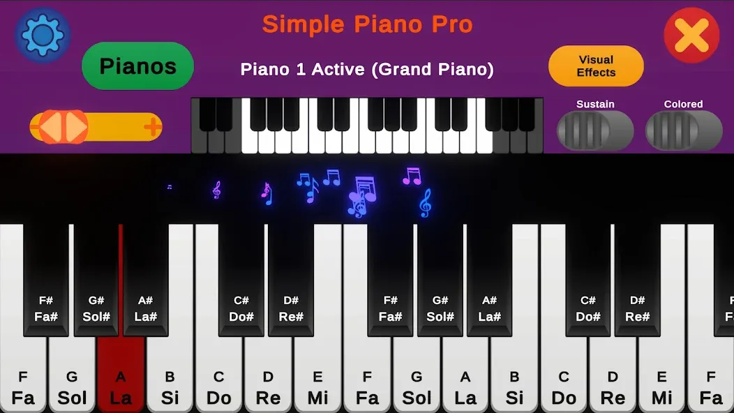 Simple Piano Pro (Симпл Пиано Про) МОД/Взлом [Все открыто, Дополнительные деньги и Меню MOD] Screenshot 3