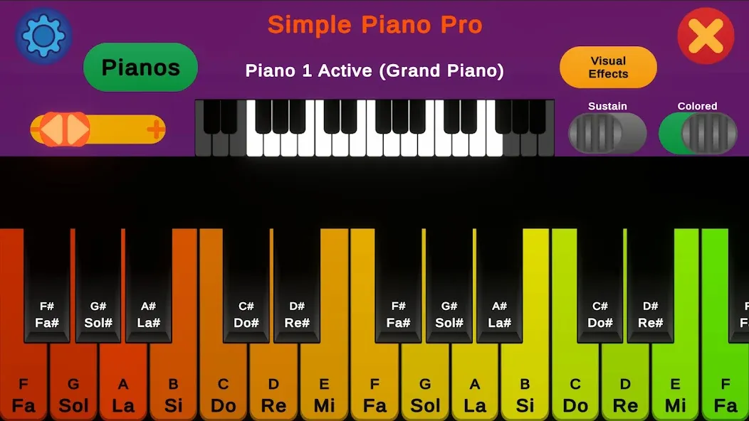 Simple Piano Pro (Симпл Пиано Про) МОД/Взлом [Все открыто, Дополнительные деньги и Меню MOD] Screenshot 4