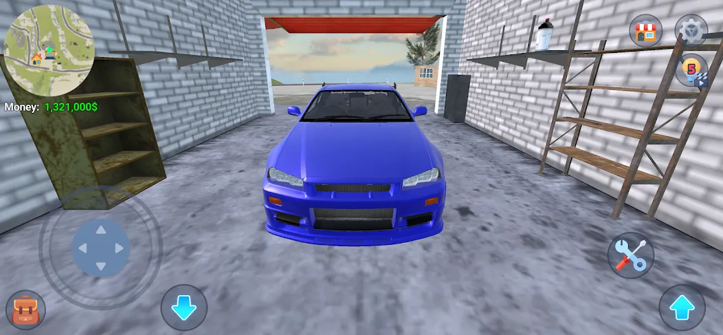 Mechanic 3D My Favorite Car (Механик 3D Моя Любимая Машина) МОД/Взлом [Деньги, Монеты и Меню MOD] Screenshot 1