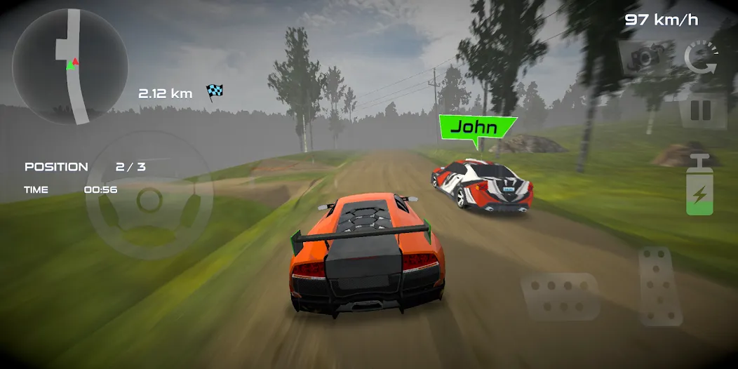 Rally Car : Extreme Fury Race (Ралли Кар) МОД/Взлом [Деньги, Монеты и Меню MOD] Screenshot 2