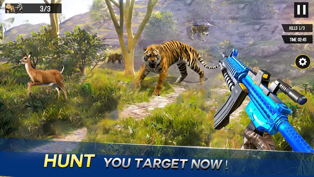 Sniper Animal Deer Hunter Game (Снайперские игры на животных) МОД/Взлом [Деньги, Монеты и Меню MOD] Screenshot 2