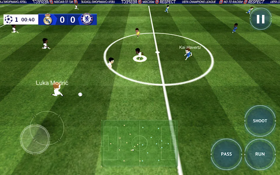 Champions League - UEFA Game (Чемпионс Лига) МОД/Взлом [Меню, Бесконечные монеты и Открытые уровни] Screenshot 4