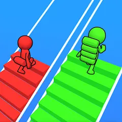 Скачать Bridge Race Взлом на много денег и без рекламы на Андроид бесплатно