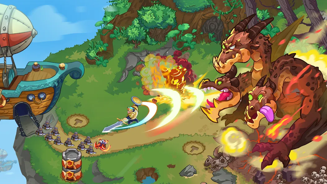 King of Defense 2: Epic TD (Кинг оф Дефенс 2) МОД/Взлом [Много монет, Открытые уровни и Мега MOD] Screenshot 3
