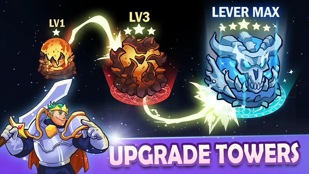 King of Defense 2: Epic TD (Кинг оф Дефенс 2) МОД/Взлом [Много монет, Открытые уровни и Мега MOD] Screenshot 4