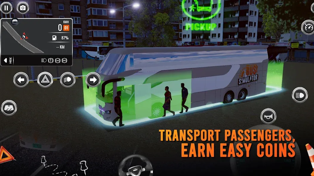 Bus Simulator Bangladesh (Бус Симулятор Бангладеш) МОД/Взлом [Деньги, Монеты и Меню MOD] Screenshot 2