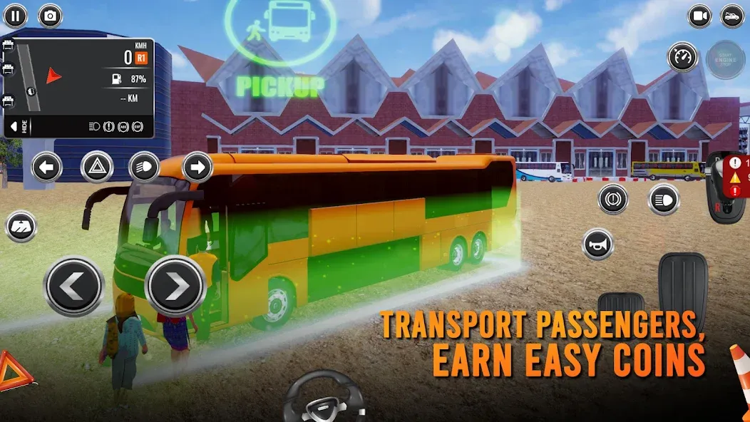 Bus Simulator Bangladesh (Бус Симулятор Бангладеш) МОД/Взлом [Деньги, Монеты и Меню MOD] Screenshot 3