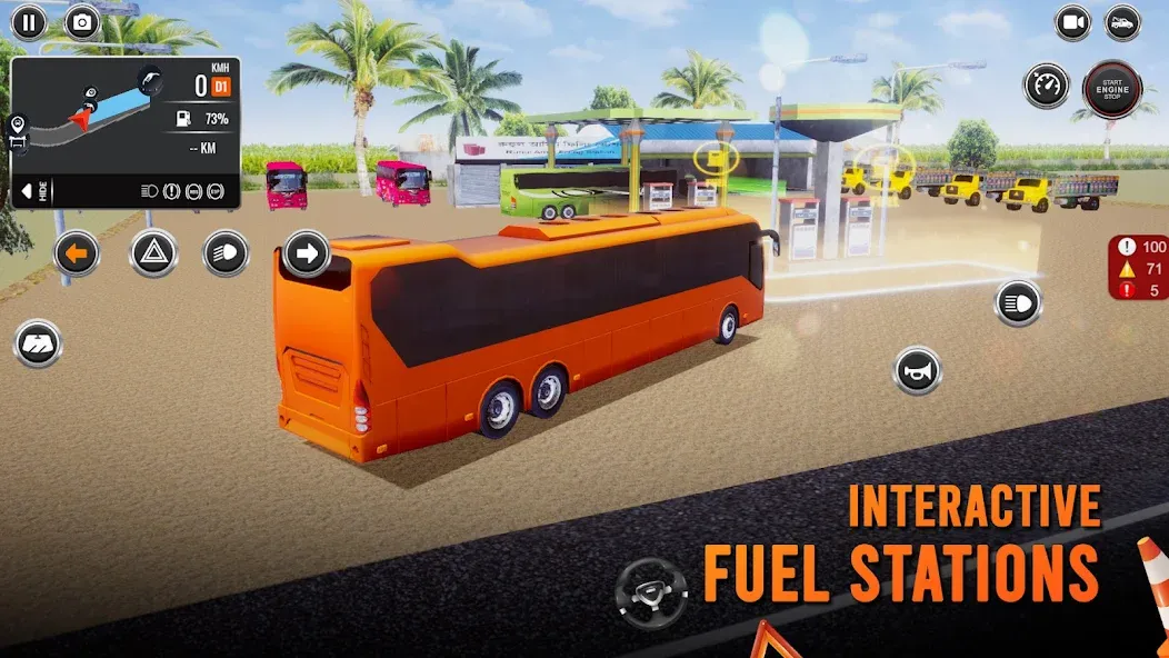 Bus Simulator Bangladesh (Бус Симулятор Бангладеш) МОД/Взлом [Деньги, Монеты и Меню MOD] Screenshot 5