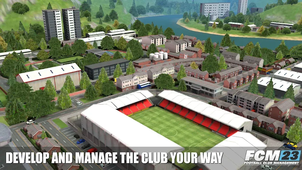 FCM23 Soccer Club Management (Футбольное клубное управление 2023) МОД/Взлом [Меню, Бесконечные монеты и Открытые уровни] Screenshot 2