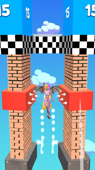 Stretch Legs: Jump King (Стретч Легс) МОД/Взлом [Много монет, Открытые уровни и Мега MOD] Screenshot 5