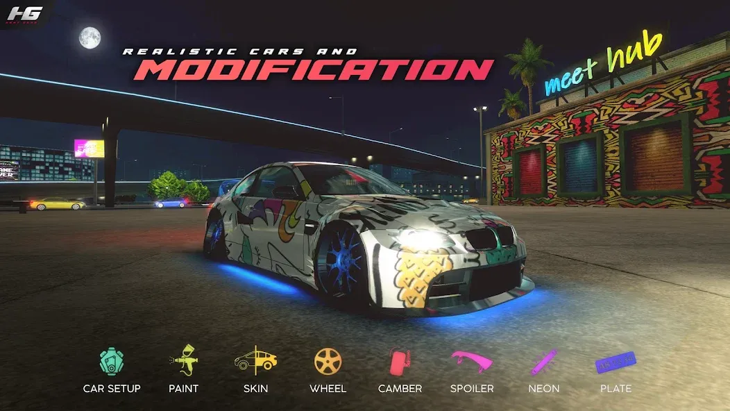 Heat Gear - Race & Drift World (Хит Гир) МОД/Взлом [Деньги, Монеты и Меню MOD] Screenshot 4