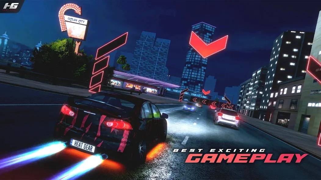 Heat Gear - Race & Drift World (Хит Гир) МОД/Взлом [Деньги, Монеты и Меню MOD] Screenshot 5