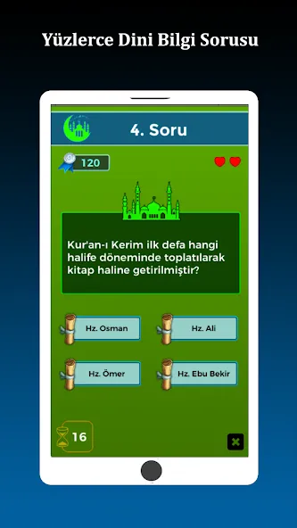 İslami Bilgi Yarışması МОД/Взлом [Много денег, Монет и Все открыто] Screenshot 2