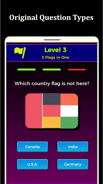 World Flags Quiz Game (Ворлд Флагс Квиз Гейм) МОД/Взлом [Много денег, Монет и Все открыто] Screenshot 1