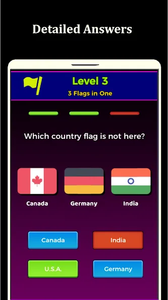 World Flags Quiz Game (Ворлд Флагс Квиз Гейм) МОД/Взлом [Много денег, Монет и Все открыто] Screenshot 2