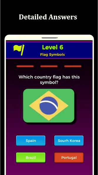 World Flags Quiz Game (Ворлд Флагс Квиз Гейм) МОД/Взлом [Много денег, Монет и Все открыто] Screenshot 4