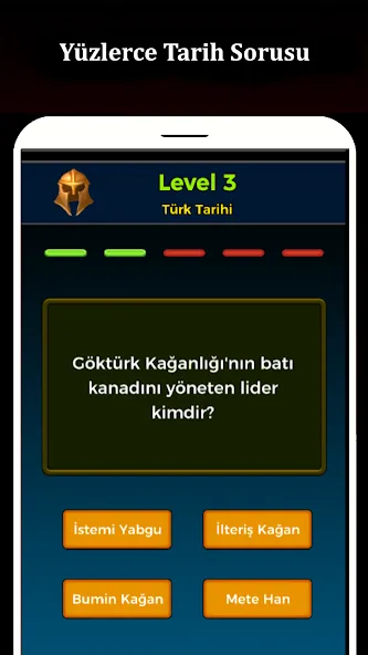 Tarih Bilgi Yarışması МОД/Взлом [Меню, Бесконечные монеты и Открытые уровни] Screenshot 1