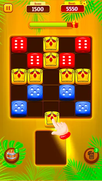 Dice Merge: Dice Mania Game (Дайс Мердж) МОД/Взлом [Меню, Бесконечные монеты и Открытые уровни] Screenshot 5