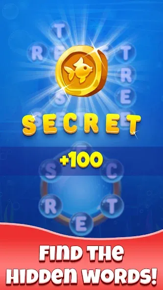 Gold for words: anagram games МОД/Взлом [Меню, Бесконечные монеты и Открытые уровни] Screenshot 4