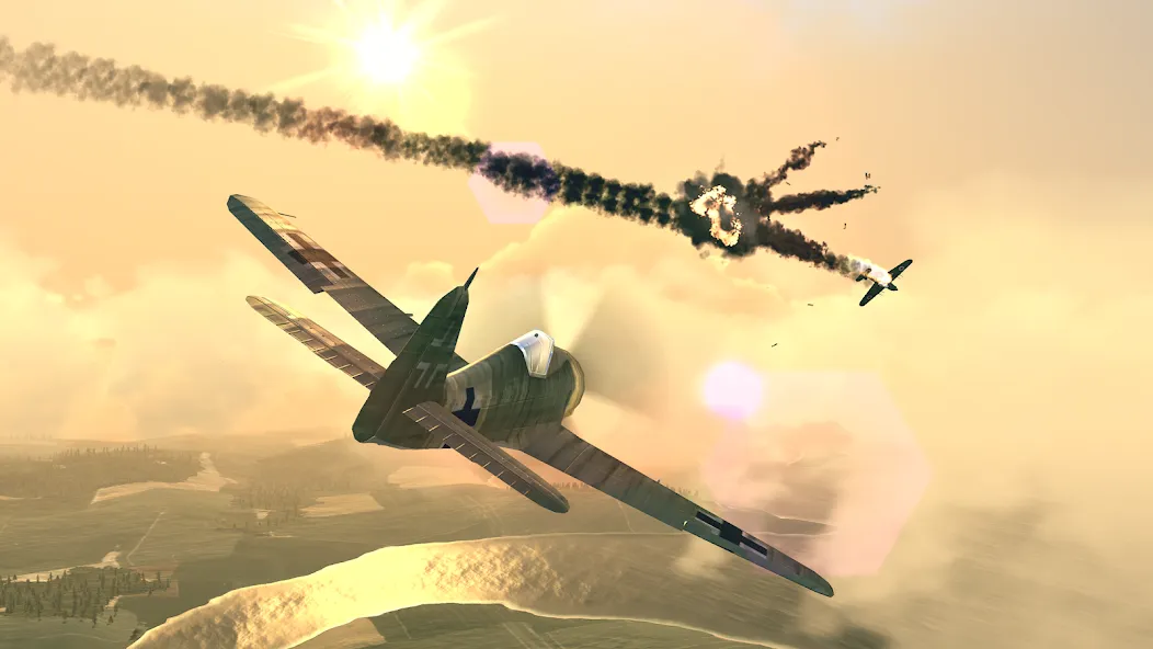 Warplanes: WW2 Dogfight (Варплейнс) МОД/Взлом [Деньги, Монеты и Меню MOD] Screenshot 2