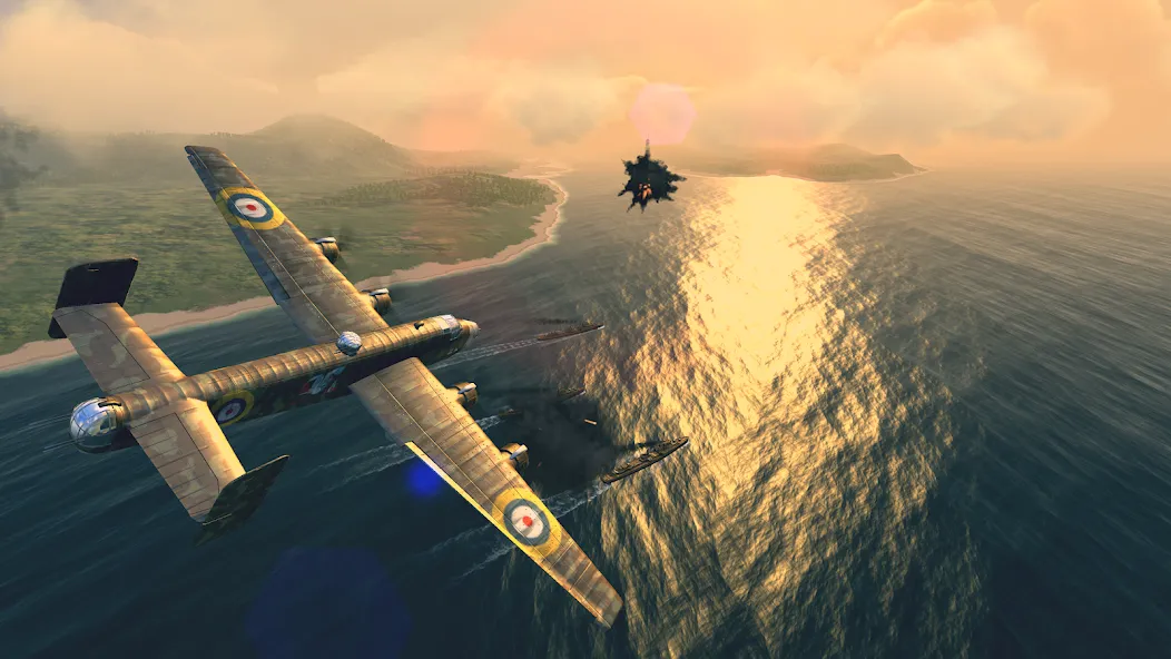 Warplanes: WW2 Dogfight (Варплейнс) МОД/Взлом [Деньги, Монеты и Меню MOD] Screenshot 3