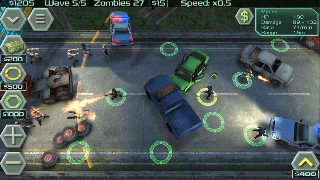 Zombie Defense (Зомби Дефенс) МОД/Взлом [Меню, Бесконечные монеты и Открытые уровни] Screenshot 2