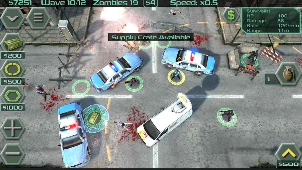 Zombie Defense (Зомби Дефенс) МОД/Взлом [Меню, Бесконечные монеты и Открытые уровни] Screenshot 3