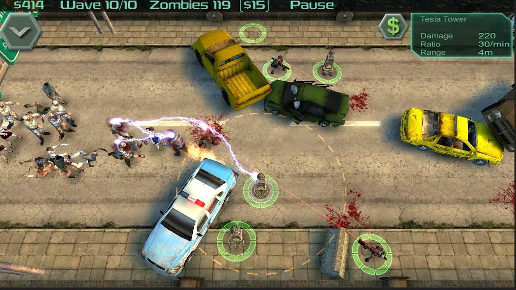 Zombie Defense (Зомби Дефенс) МОД/Взлом [Меню, Бесконечные монеты и Открытые уровни] Screenshot 4