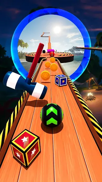 Rolling Ball Game Hop Ball Run (Гоинг Боллс Гейм) МОД/Взлом [Меню, Бесконечные монеты и Открытые уровни] Screenshot 4