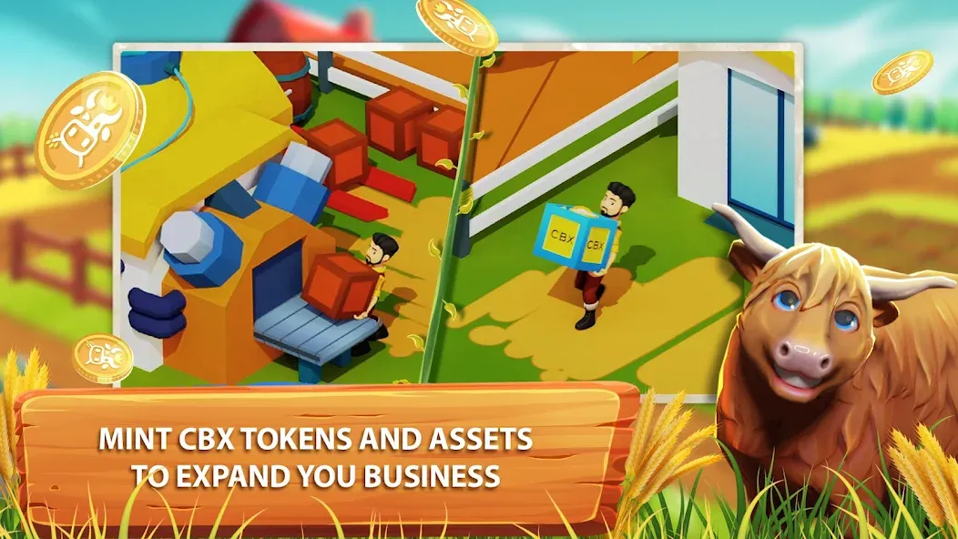 CropBytes: A Crypto Farm Game (КропБайтс) МОД/Взлом [Все открыто, Дополнительные деньги и Меню MOD] Screenshot 3