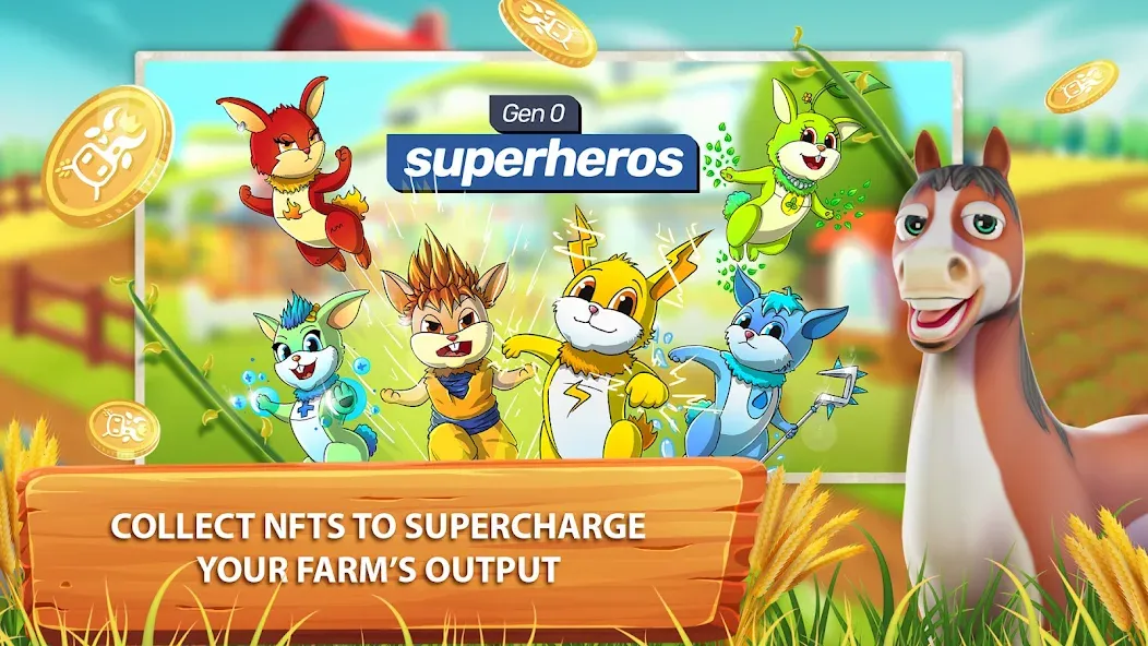 CropBytes: A Crypto Farm Game (КропБайтс) МОД/Взлом [Все открыто, Дополнительные деньги и Меню MOD] Screenshot 5
