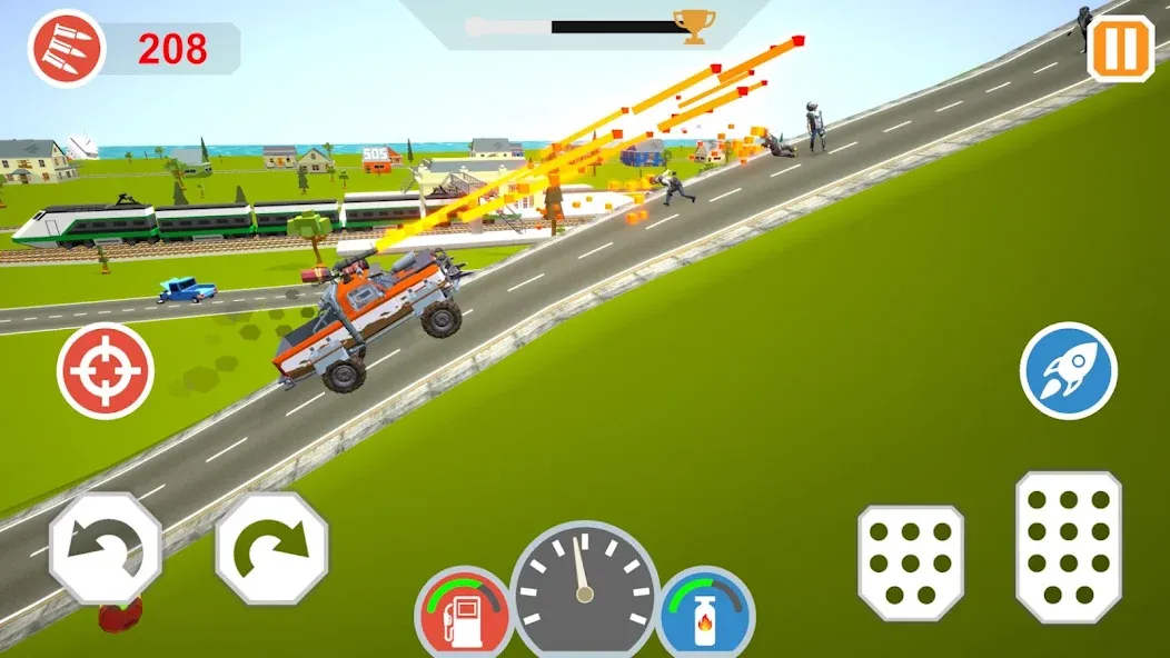 Zombie Cars Crush: Racing Die (Зомби Карс) МОД/Взлом [Деньги, Монеты и Меню MOD] Screenshot 5