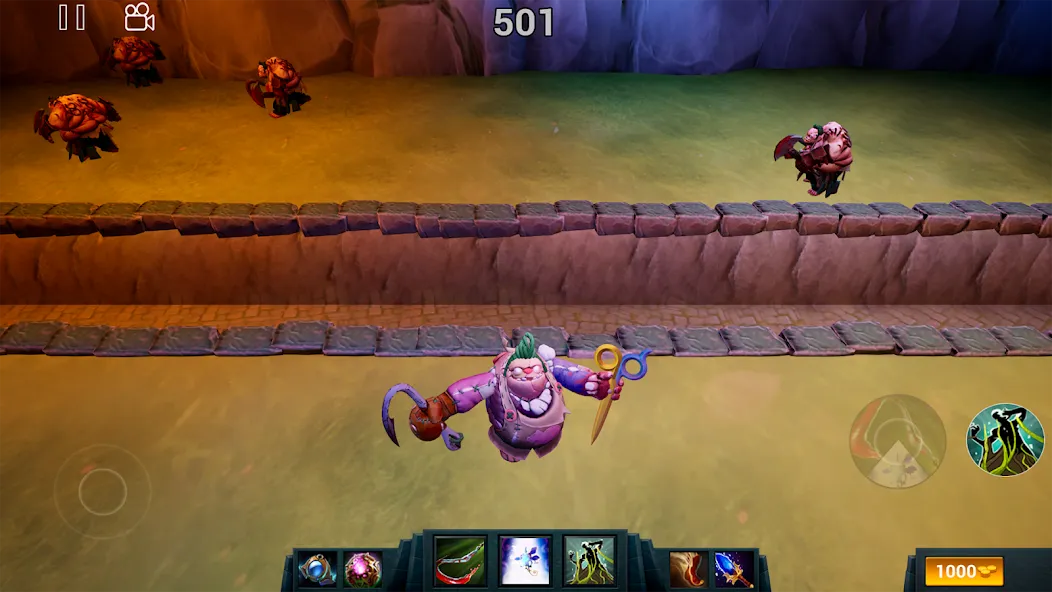 Pudge Wars (Падж Варс) МОД/Взлом [Меню, Бесконечные монеты и Открытые уровни] Screenshot 4