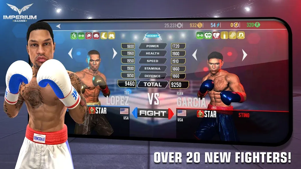 Boxing - Fighting Clash (Боксинг) МОД/Взлом [Меню, Бесконечные монеты и Открытые уровни] Screenshot 4