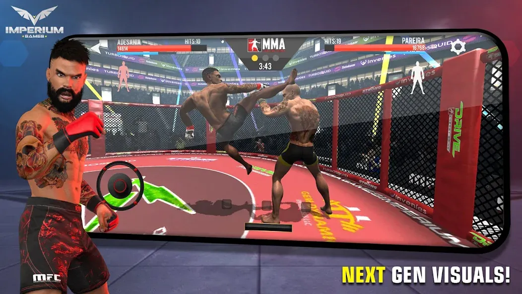 MMA Fighting Clash (ММА Файтинг Клэш) МОД/Взлом [Много денег, Монет и Все открыто] Screenshot 1