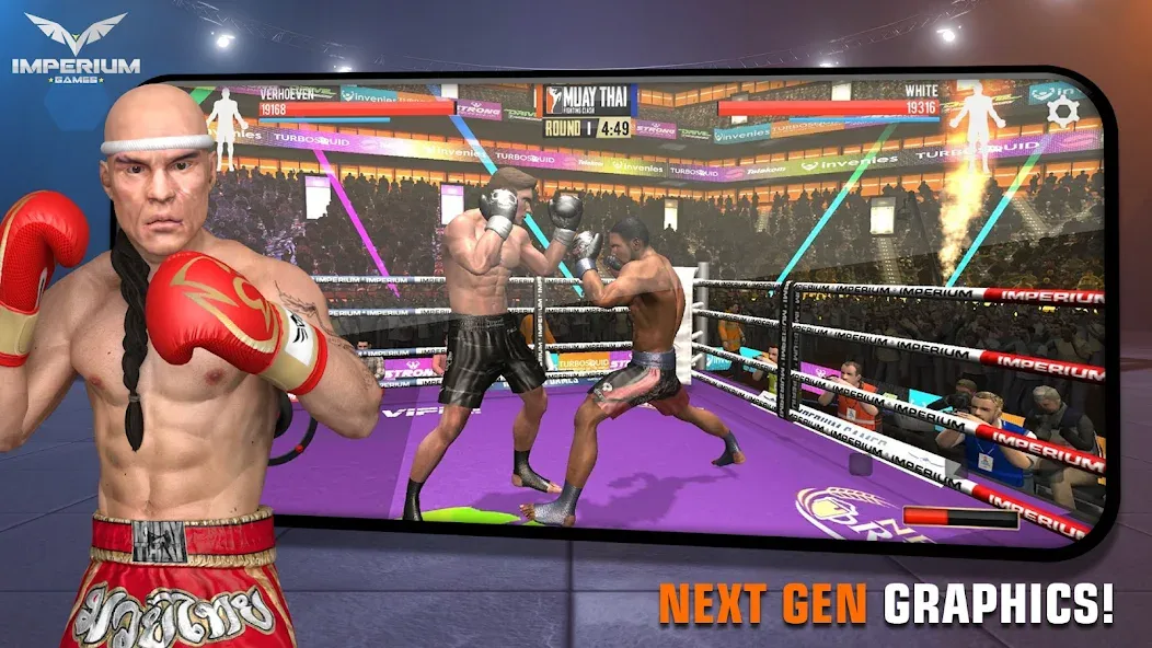 Muay Thai 2 - Fighting Clash (Муай Тай 2) МОД/Взлом [Деньги, Монеты и Меню MOD] Screenshot 1