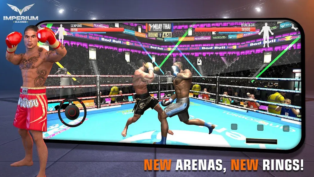Muay Thai 2 - Fighting Clash (Муай Тай 2) МОД/Взлом [Деньги, Монеты и Меню MOD] Screenshot 2