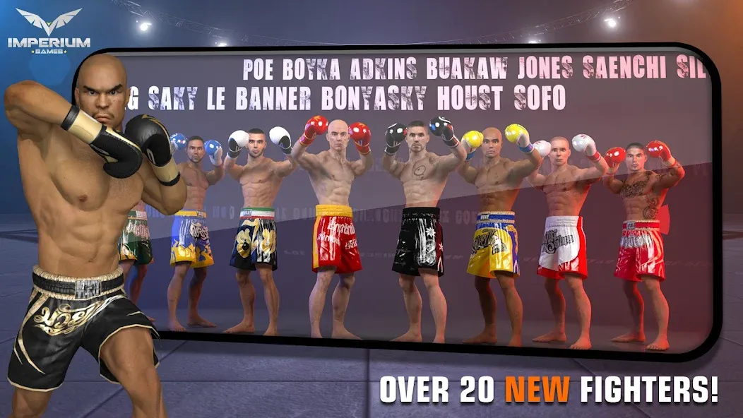 Muay Thai 2 - Fighting Clash (Муай Тай 2) МОД/Взлом [Деньги, Монеты и Меню MOD] Screenshot 3