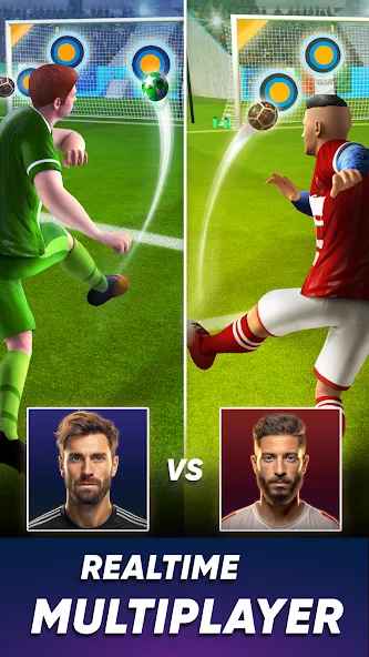 SOCCER Kicks - Stars Strike 24 (ФУТБОЛ Киксы) МОД/Взлом [Много монет, Открытые уровни и Мега MOD] Screenshot 1