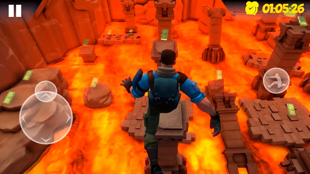 Hot Lava Floor: Urban Escape (Хот Лава Флор) МОД/Взлом [Все открыто, Дополнительные деньги и Меню MOD] Screenshot 3